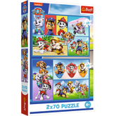 Trefl 2×70 “Paw Patrol Rules / PAW Patrol” Puzzle Set | 34441