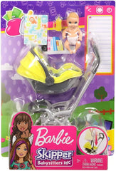 Barbie Skipper Babysitters Inc. Doll & Baby Playset with 2-in-1 Stroller | JJB42