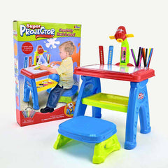 Super Projector Creativity Desk & Stool Set for Kids | 8787