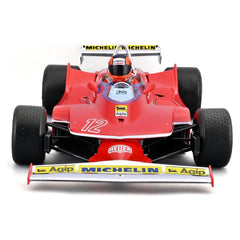 Bburago Ferrari 312 T4 #12 Gilles Villeneuve 1979 1:18 Die-Cast Model Car - South African Grand Prix Winner