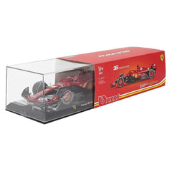 Bburago Ferrari SF-24 #16 Charles Leclerc 2024 1:24 Die-Cast Model Car with Hard Acrylic Showcase