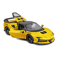 Bburago Ferrari SF90 XX Stradale 1:24 Die-Cast Model Car - Yellow