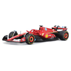 Bburago IVECO S-Way S70 Racing Hauler with Ferrari SF-24 #16 Charles Leclerc 2024 1:43 Die-Cast Set