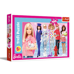 Trefl Working Barbie Puzzle - 100 Pcs | 16385