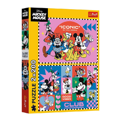 Trefl 2-in-1 Mickey Time with Friends Puzzle - 200 Pcs | 13319