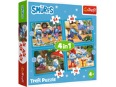 Trefl 4‑in‑1 “Smurf Village” Puzzle | 34656
