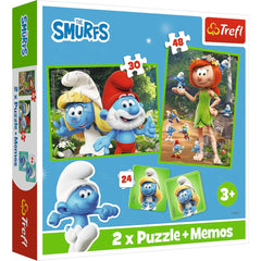Trefl Puzzle The Smurfs with 2x Mimos | 93656
