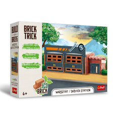 Trefl Brick Trick Standard Service Station 150-Piece Building Set | 61913