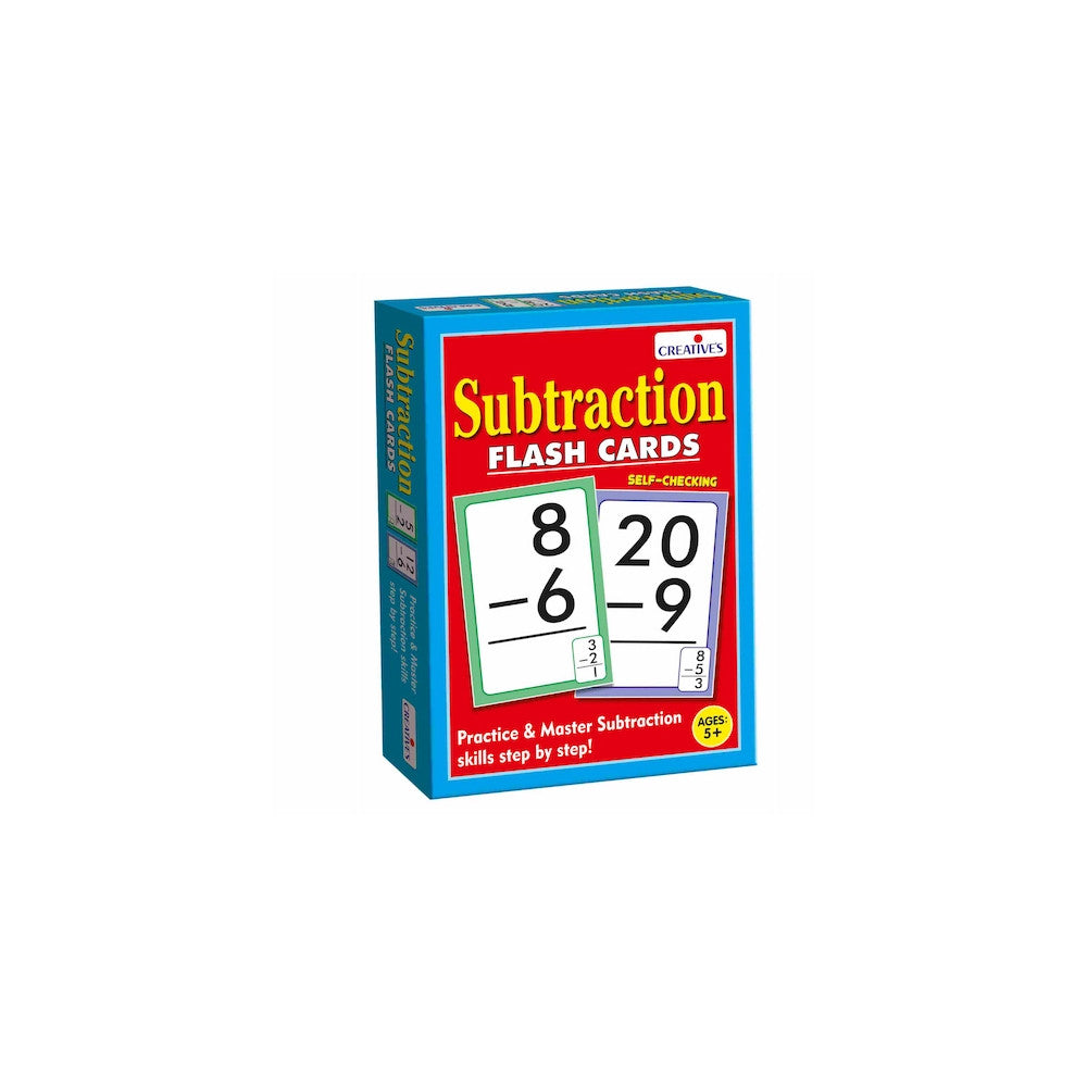 Creatives Substraction Flash Cards | 0282