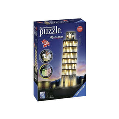 Ravensburger Leaning Tower of Pisa Night Edition 3D Puzzle 216 Pieces | RV12515-9