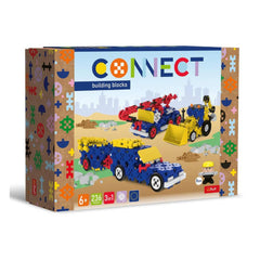 Trefl Connect 3-in-1 Construction Vehicles 236-Piece Building Set | 61979
