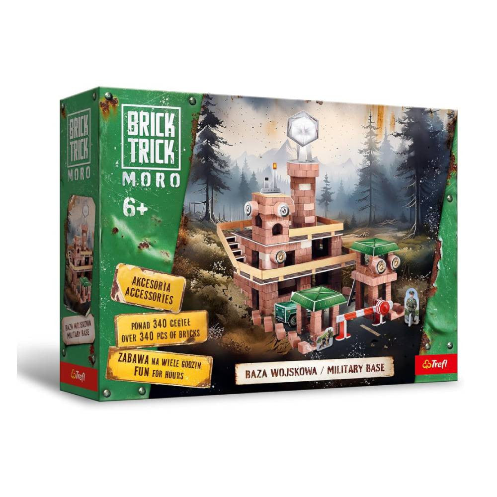 Trefl Brick Trick Moro Military Base XL 340-Piece Building Set | 62049