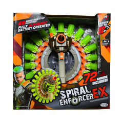 Spiral Enforcer EX Automatic Dart Blaster - Green & Orange | ALFJ9017