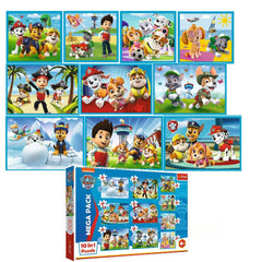 Trefl 10-in-1 Reliable Paw Team Puzzle 6PCS | 96001