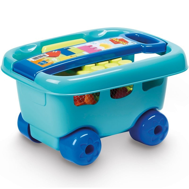 Ecoiffier Abrick Building Blocks Box with Wheels | 0001479
