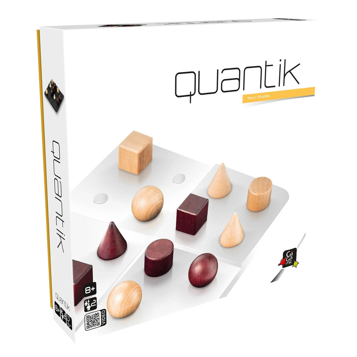 Quantik — 2-Player Wooden Abstract Strategy Board Game | Gigamic | 1523101