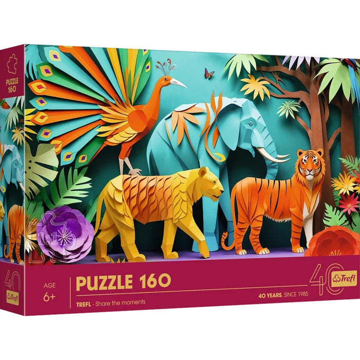 Trefl 160-Piece 40th Anniversary Jungle Puzzle | 40051