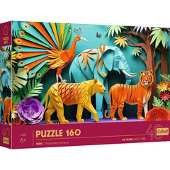 Trefl 160-Piece 40th Anniversary Jungle Puzzle | 40051