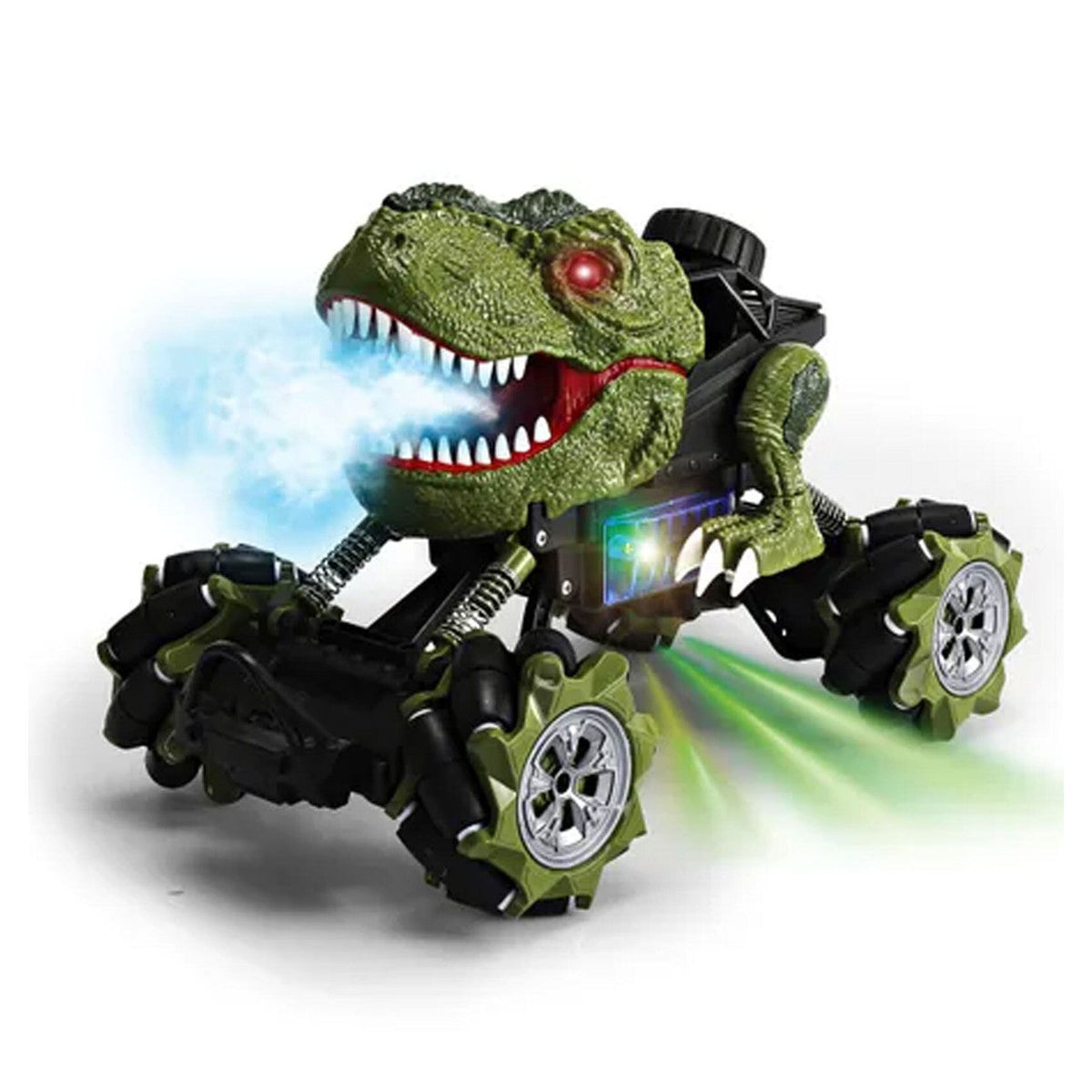 Avenger RC Dinosaur Spray & Shooting Car 4×4 – Green/Blue | 11818