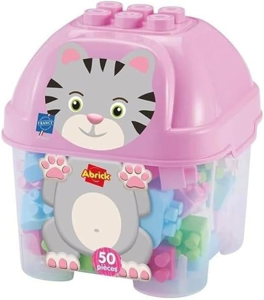 Ecoiffier Abrick Kitty Box – 50 Pieces | 0001928
