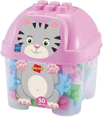 Ecoiffier Abrick Kitty Box – 50 Pieces | 0001928