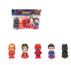 Super Hero Character Figure Set (5 Pcs) | 595B-2