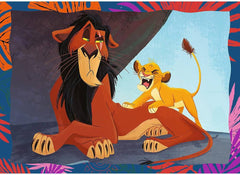 Trefl 4‑in‑1 “The Lion King, Brave Lion King” Puzzle | 34653
