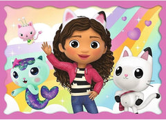 Trefl 4‑in‑1 “Gabby’s Adventures” Puzzle | 34620