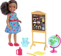 Barbie Chelsea Can Be Teacher Doll & Playset with Classroom Accessories | HCK69