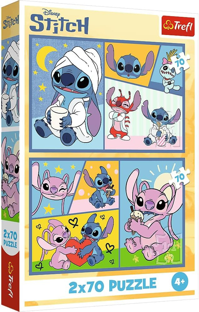 Trefl 2×70 “Stitch” Puzzle Set | 34444