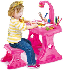 Projector Desk & Easel Set for Kids - Pink | 8682