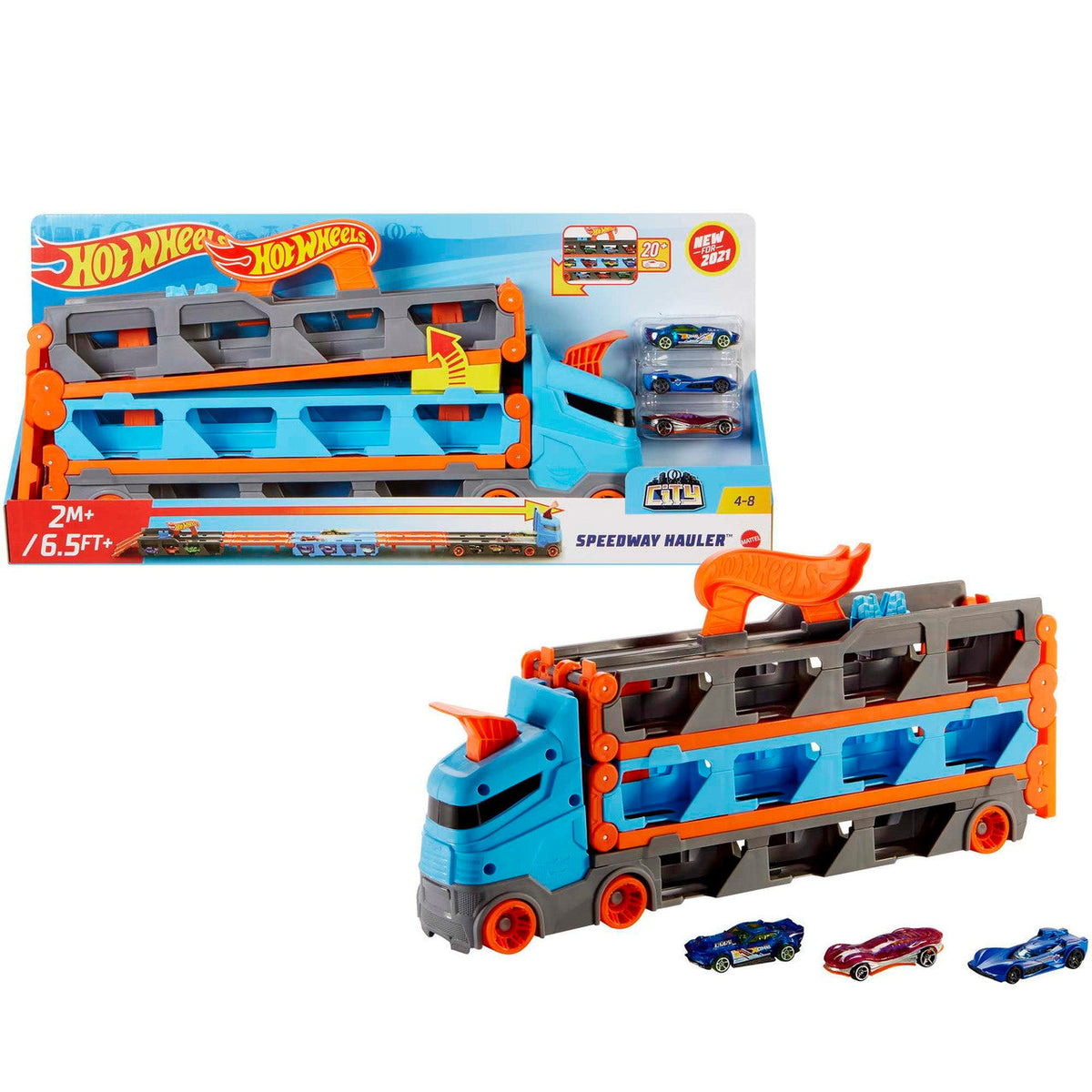 Hot Wheels City Speedway Hauler | MTHWGVG37