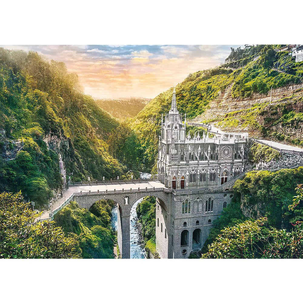 Trefl Las Lajas Sanctuary, Colombia Puzzle - 1000 Pieces | 10724