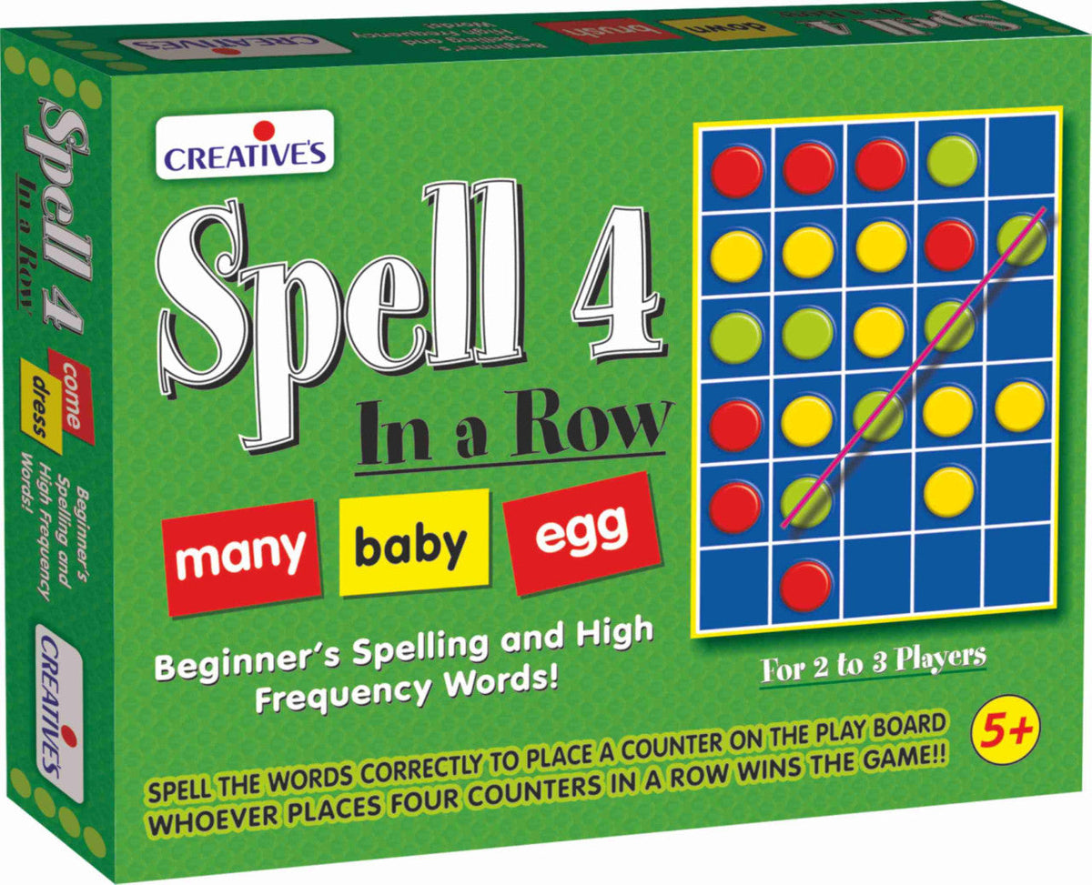 Creatives Spell 4 In a Row - Beginner Spelling Board Game | 1064