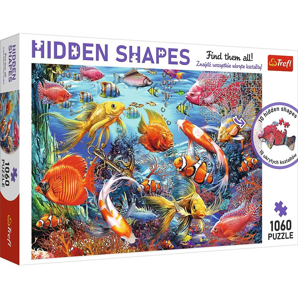 Trefl Hidden Shapes - Underwater Life 1060-Piece Jigsaw Puzzle | 10676