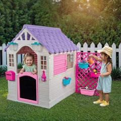 Dolu Kids Garden Playhouse Pink Purple | 2578