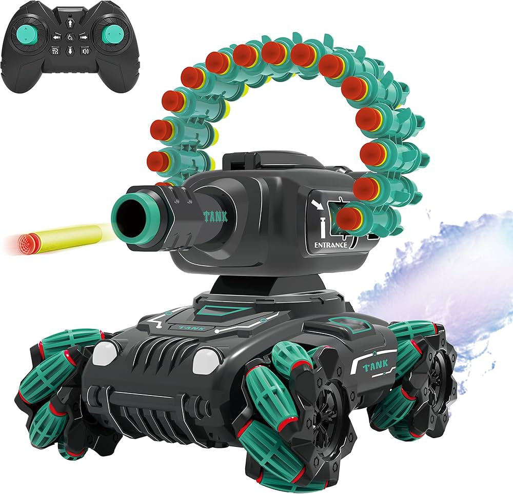 Spray Soft Bullets RC Shooting Tank - 2.4GHz | SY068A