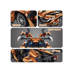 MJI, Creative LEGO-style construction sets, 1266PCS MOC Building Block Car | MJI-8615