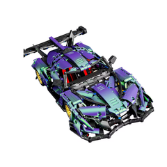 MJI, Creative LEGO-style construction sets, 5365512551268pcs Gradient Apollo (Static Version) Sport Car Building Set | MJI-8624A