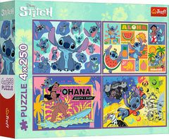 Trefl 4×250 “Amazing Stitch” Puzzle Set (250 pcs) | 13311