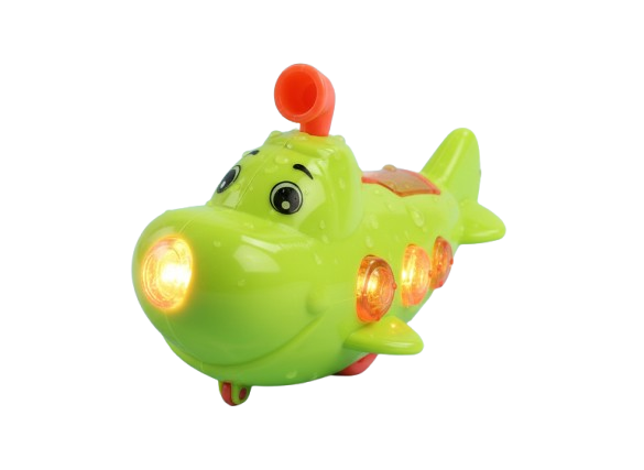 Kids Light-Up Submarine Toy - Green Color | 22909