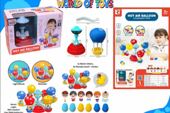 Hot Air Balloon Amusement Park – Music, Lights & 360° Rotating Ride Toy | ZR215