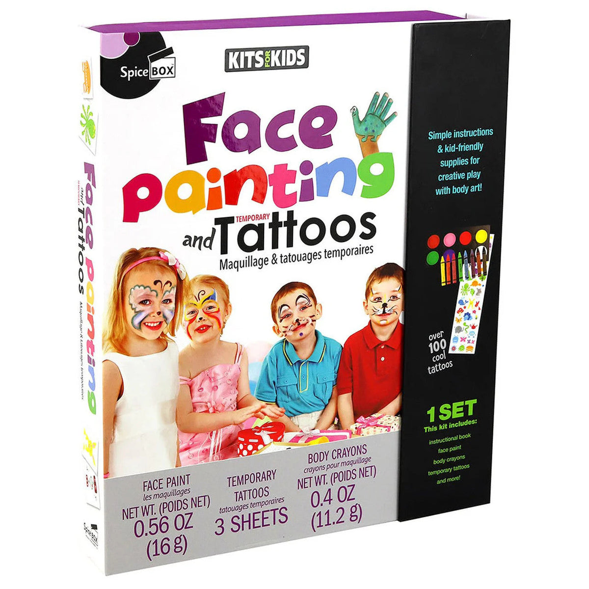 SpiceBox KK Face Painting & Tattoos Kit | SX11387