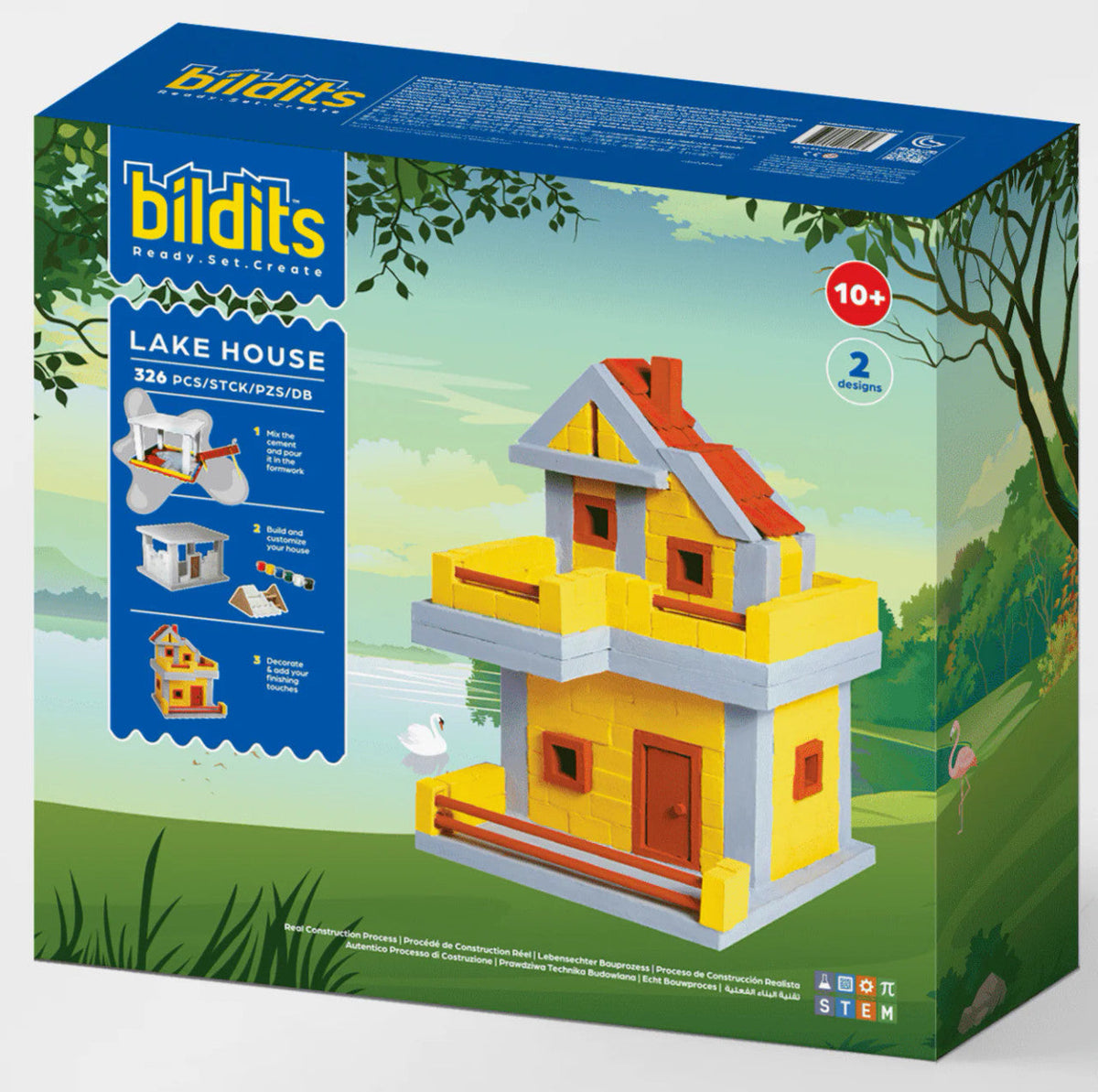 Bildits Lake House DIY Construction Kit - 326 Pieces