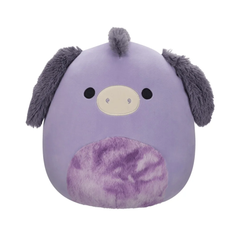 Squishmallows 12" Don the Charcoal & Periwinkle Donkey Plush | SQCR07689