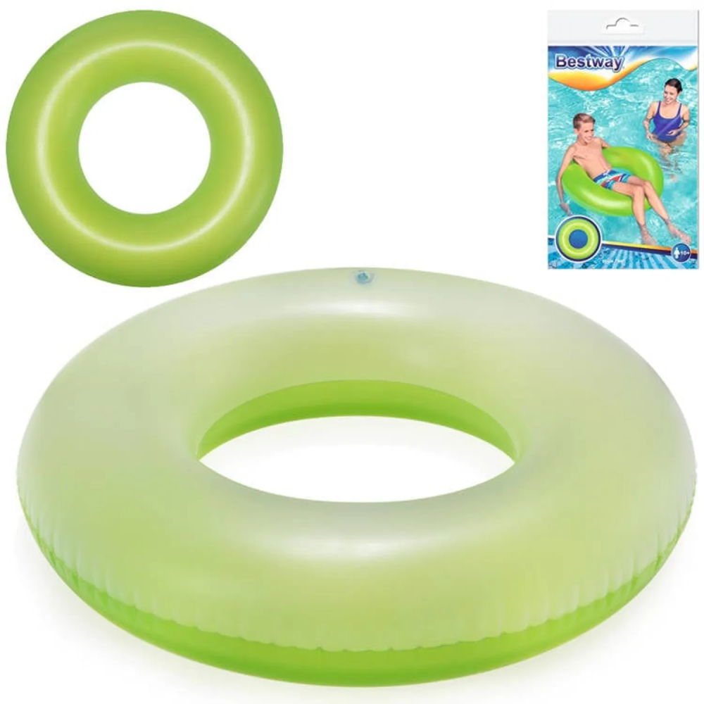 Bestway Inflatable Swim Ring - Green 91 cm | 36025