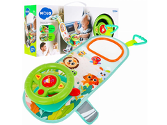 Hola Baby Car Steering Wheel Toy with Mirror | E993