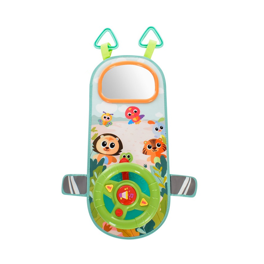 Hola Baby Car Steering Wheel Toy with Mirror | E993