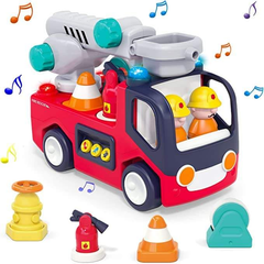 Hola Early Learning Fire Engine - Educational Toddler Fire Truck with Figures & Accessories | E9998