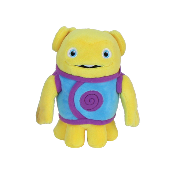 Yellow Alien Plush Toy - Soft Cartoon Character Doll | AL1381